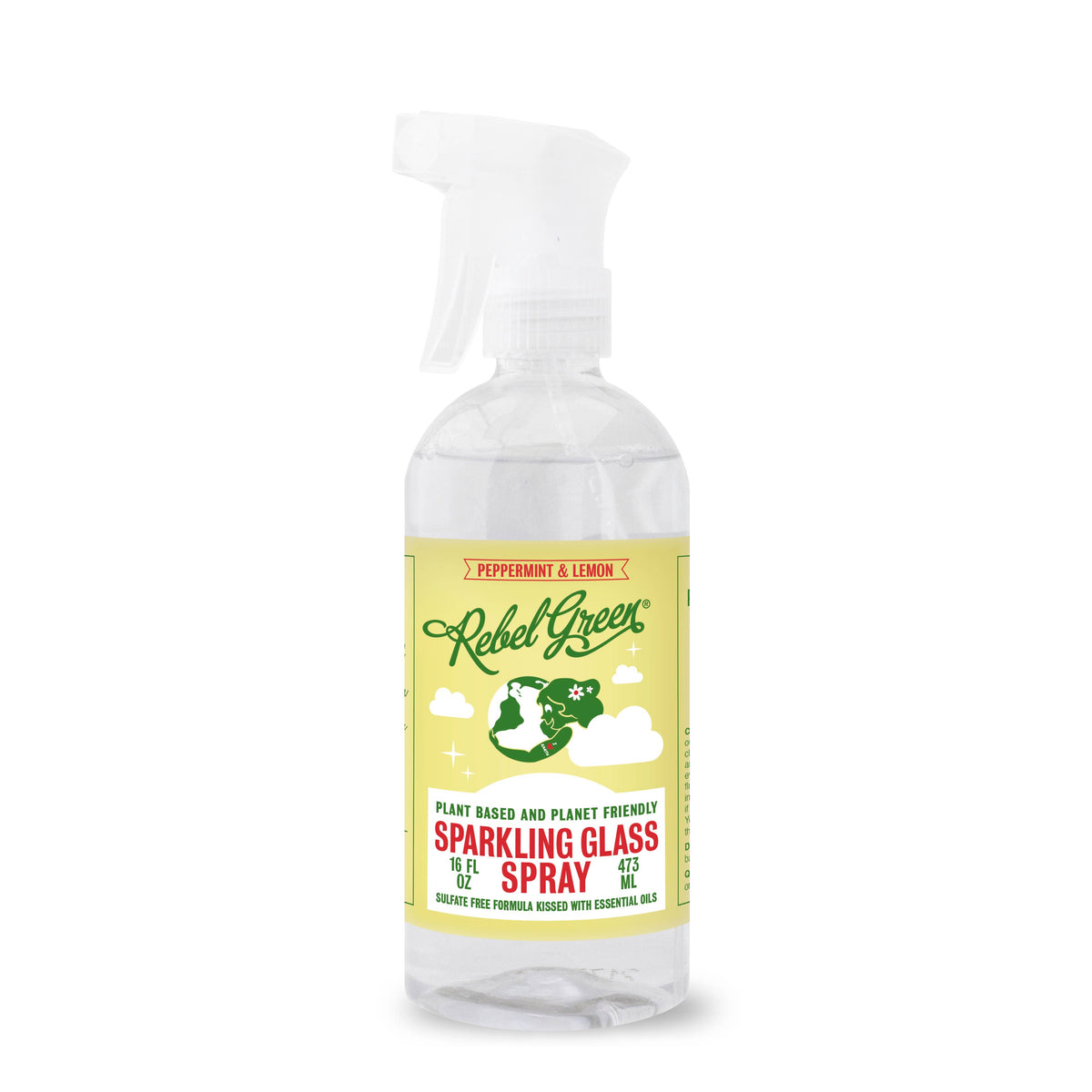Sparkling Glass Peppermint & Lemon Spray 16oz