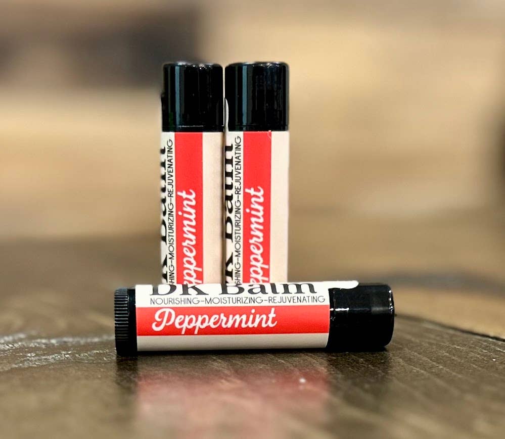 PEPPERMINT LIP BALM / NATURAL LIP BALM / MOISTURIZING