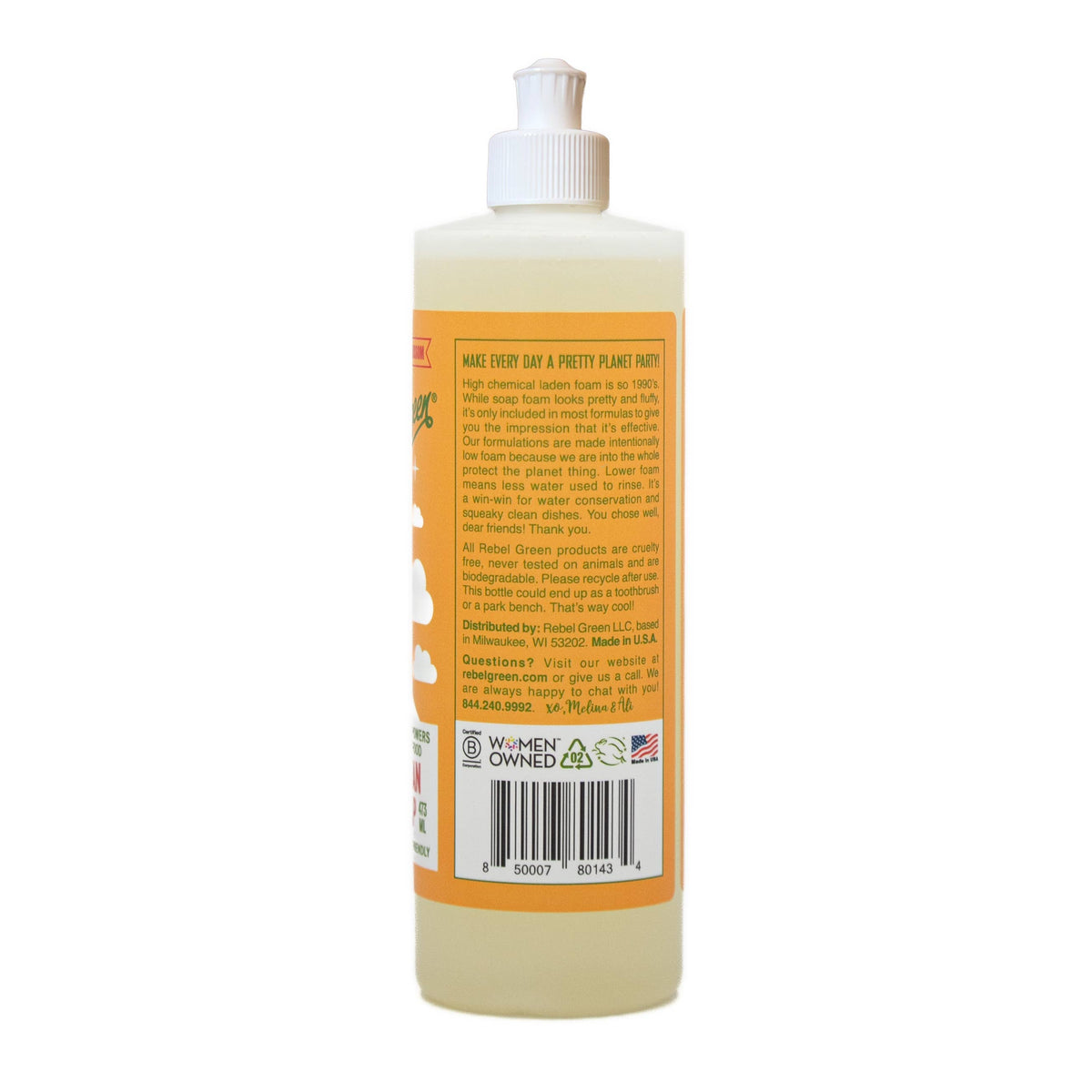 Dish Soap - Chamomile & Orange Blossom 16oz (unit)