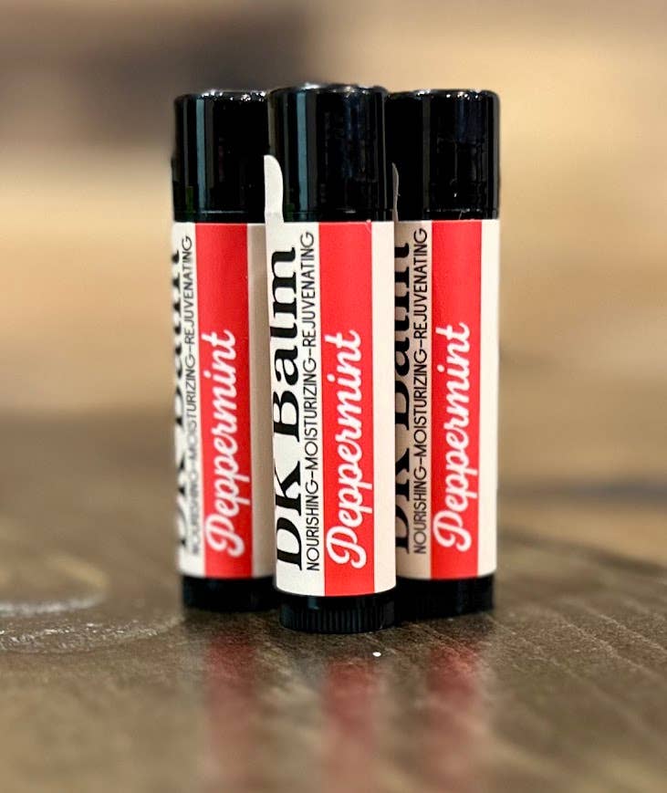 PEPPERMINT LIP BALM / NATURAL LIP BALM / MOISTURIZING