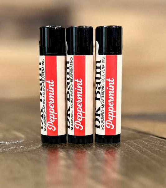 PEPPERMINT LIP BALM / NATURAL LIP BALM / MOISTURIZING